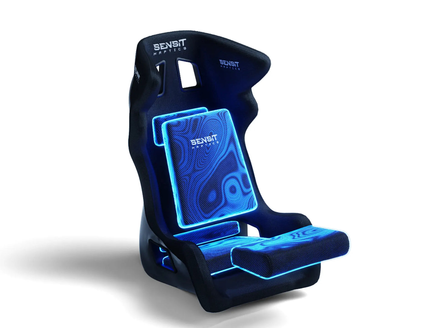 MTC-S2 (FIA) - SimRacing Seat (L) + MTC-P Extreme (Gen2) Seat Haptics