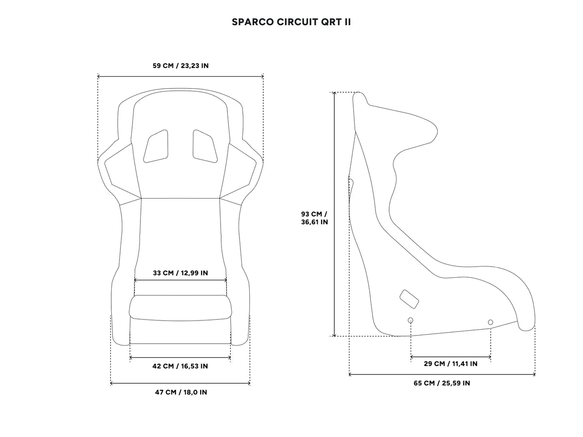 Sparco Evo QRT (FIA) + MTC-P Extreme (Gen3) Sitz-Haptik