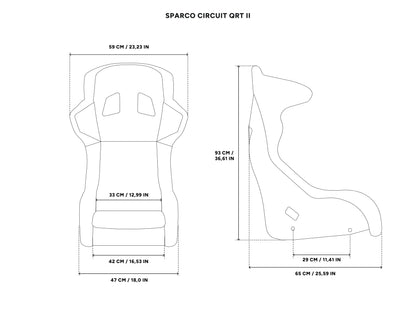 Sparco Evo QRT (FIA) + MTC-P Extreme (Gen3) Sitz-Haptik