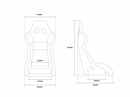 Sparco Evo XL QRT (FIA version) with integrated MTC-P Extreme Seat Haptics (Gen 2)