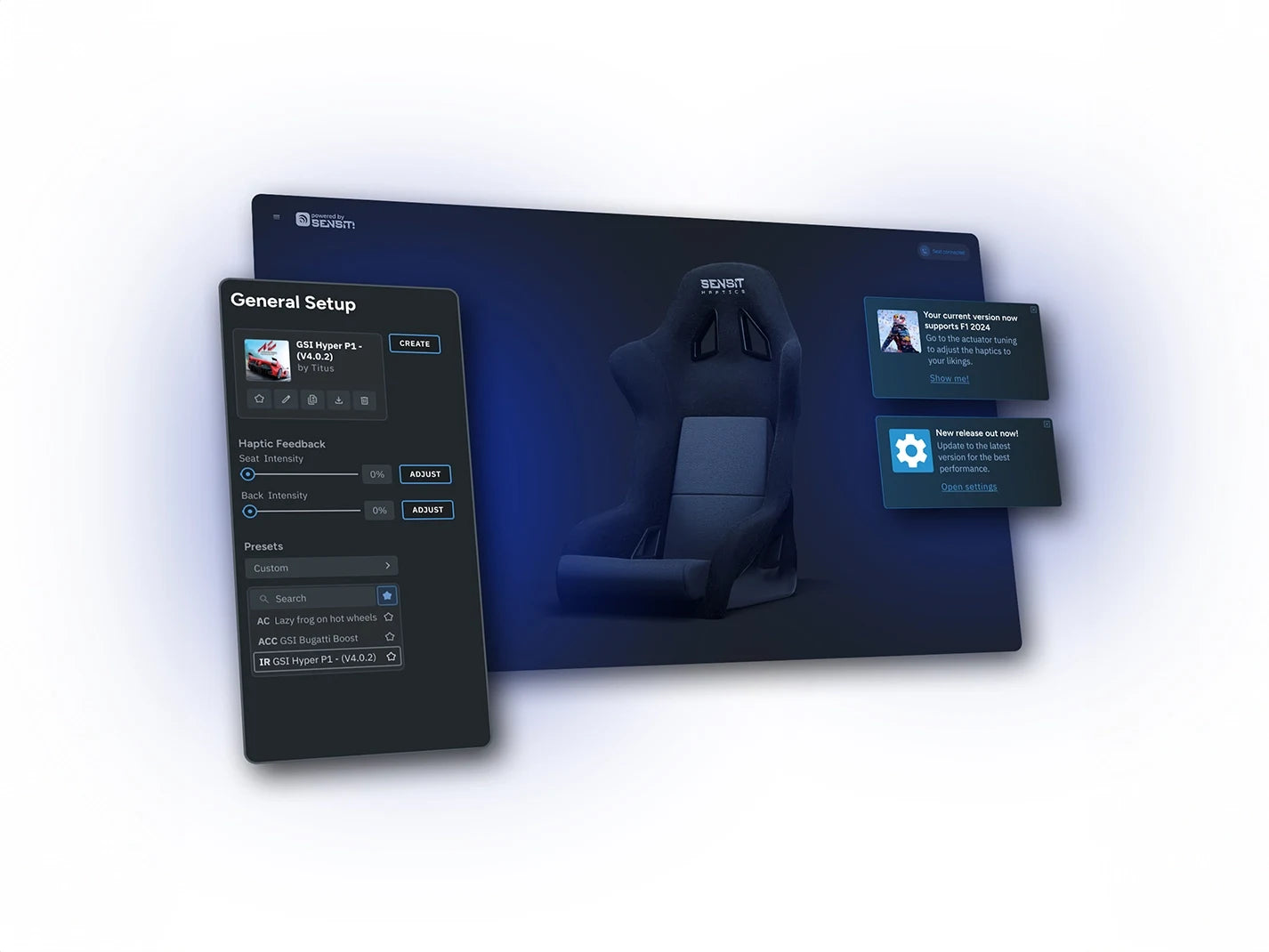 MTC-P Extreme - Seat Haptics Insert (Gen 2)